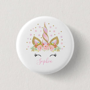 Einhorn-Abzeichen Einhorn-Geschenk Party Pin Pink Button