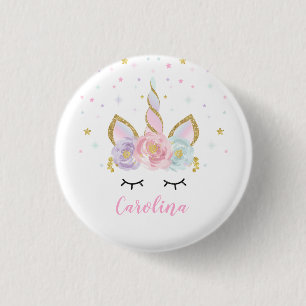 Einhorn-Abzeichen Einhorn-Geschenk Party Pin Pink  Button