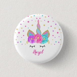 Einhorn-Abzeichen Einhorn-Geschenk Party Pin Pink Button