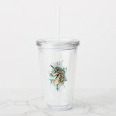 Einhorn Acryltrinkbecher (Vorderseite)