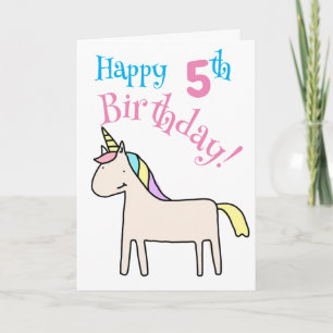 Einhorn - Alles Gute zum Geburtstag Dankeskarte