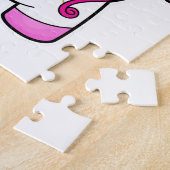 Einhorn als Bogenschütze mit Bow und Pfeil Puzzle (Seite)
