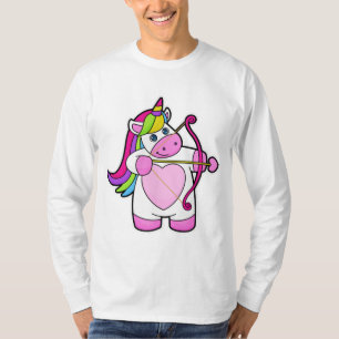 Einhorn als Bogenschütze mit Bow und Pfeil T-Shirt