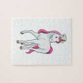 Einhorn als Koch mit Koch Hut Puzzle (Horizontal)