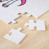 Einhorn als Koch mit Koch Hut Puzzle (Seite)