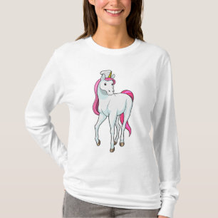 Einhorn als Koch mit Koch Hut T-Shirt