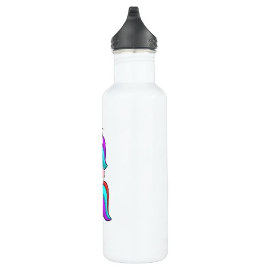 Einhorn als Krankenschwester Edelstahlflasche (Rechts)