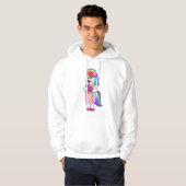 Einhorn als Krankenschwester Hoodie (Vorne ganz)