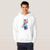 Einhorn als Maler Hoodie (Vorne ganz)