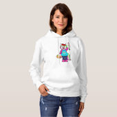Einhorn als Maler Hoodie (Vorne ganz)