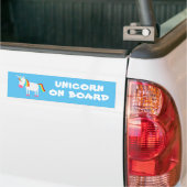 Einhorn an Bord Autoaufkleber (Auf Lkw)