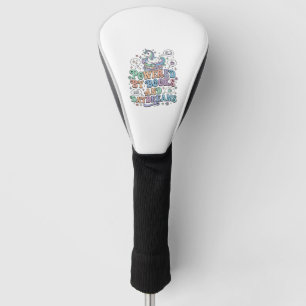 Einhorn, angetrieben von Büchern und Tagträumen Ka Golf Headcover