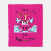 Einhorn, Aquaponey Fleecedecke (Vorderseite)