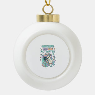 Einhorn-Arcade-Magie-aktiviertes-trendiges-Produkt Keramik Kugel-Ornament