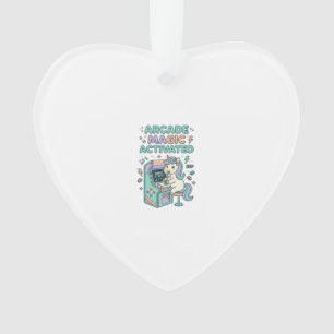 Einhorn-Arcade-Magie Aktiviertes Trendprodukt Graf Ornament