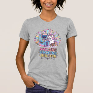 Einhorn-Arcade-Maschine Einhorn-Druckfertige POD-K T-Shirt