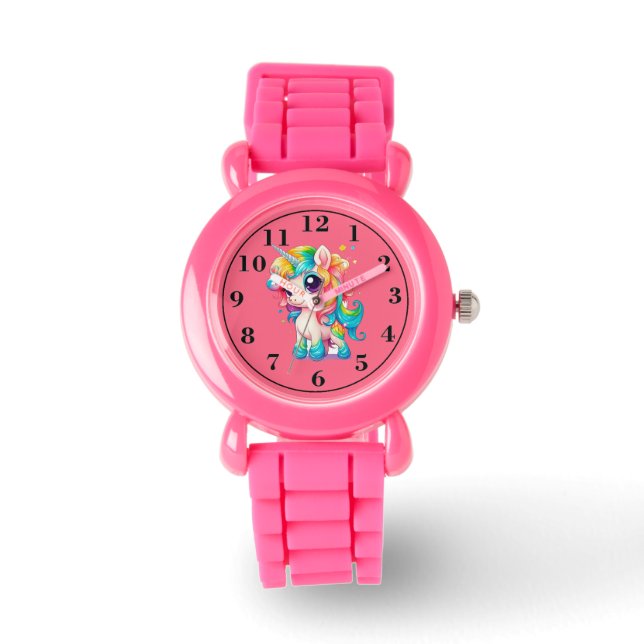 Einhorn Armbanduhr (Vorderseite)