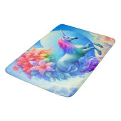 Einhorn Art Badematte (Schrägansicht)