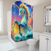 Einhorn Art Duschvorhang (Beispiel)