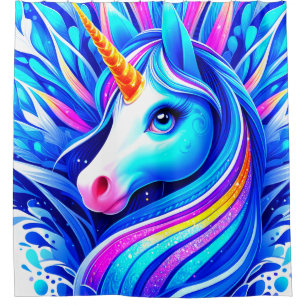 Einhorn Art Duschvorhang