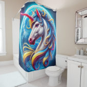 Einhorn Art Duschvorhang (Beispiel)