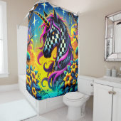 Einhorn Art Duschvorhang (Beispiel)