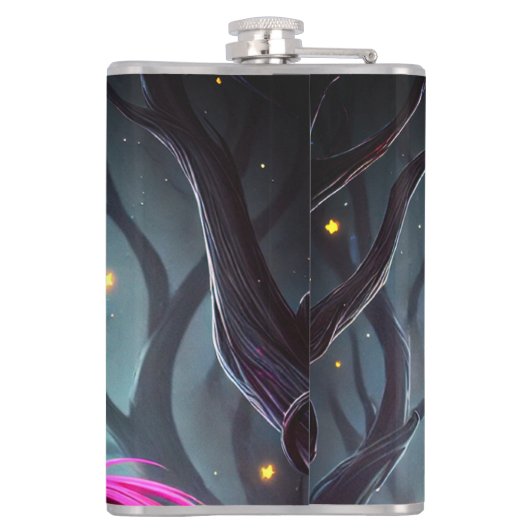 Einhorn Art Flachmann (Rückseite)