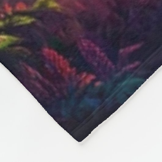 Einhorn Art Fleecedecke (Ecke)