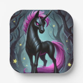 Einhorn Art Pappteller (Vorderseite)