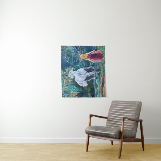 Einhorn Art Wandteppich (Beispiel)