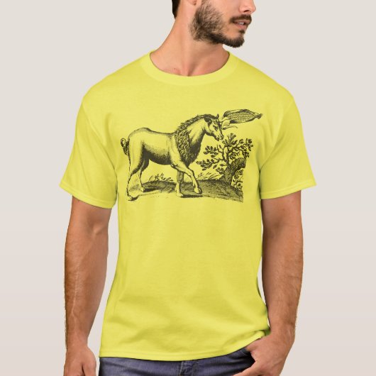 Einhorn auf dem Pfeiler T-Shirt (Vorderseite)