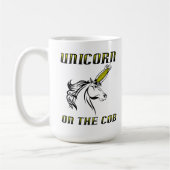 Einhorn auf der Cob-Tasse Kaffeetasse (Links)