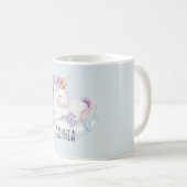 Einhorn auf einer Wolke Kaffeetasse (VorderseiteRechts)