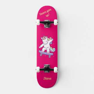 Einhorn auf Skateboard für Kinder