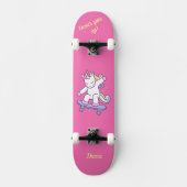 Einhorn auf Skateboard für Kinder (Vorderseite)