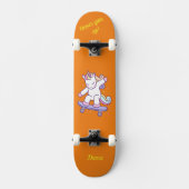 Einhorn auf Skateboard für Kinder (Vorderseite)