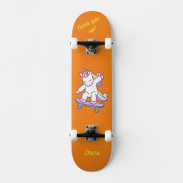 Einhorn auf Skateboard für Kinder