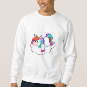 Einhorn auf Wolken Sweatshirt