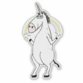 Einhorn Aufkleber (Vorderseite)
