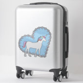 Einhorn Aufkleber (Koffer)