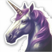 Einhorn Aufkleber (Vorderseite)