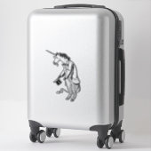 Einhorn Aufkleber (Koffer)