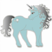 Einhorn Aufkleber (Vorderseite)