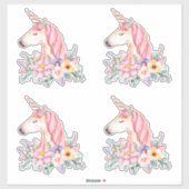 Einhorn Aufkleber (Blatt)