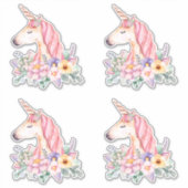 Einhorn Aufkleber (Vorderseite)