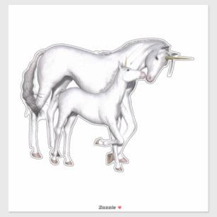 Einhorn Aufkleber