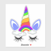 Einhorn Aufkleber (Blatt)