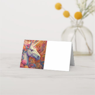 Einhorn Awesome Platzkarte
