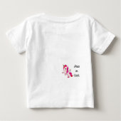 Einhorn Baby T-shirt (Rückseite)