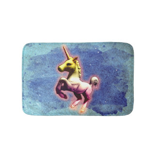 Einhorn-Bad-Matte (Galaxie-Schimmer) Badematte